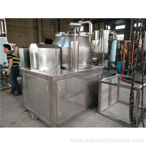 High Speed Wet Material Super mixer granulating machine